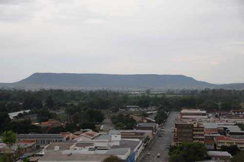 Ladysmith - View of mBulwana from Gen Whites HQ site