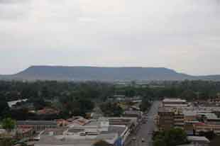 Ladysmith - View of mBulwana from Gen Whites HQ site